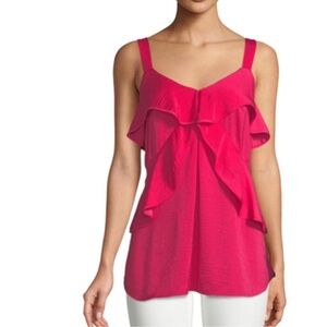 Michael Kors Ruffle Tiered Top